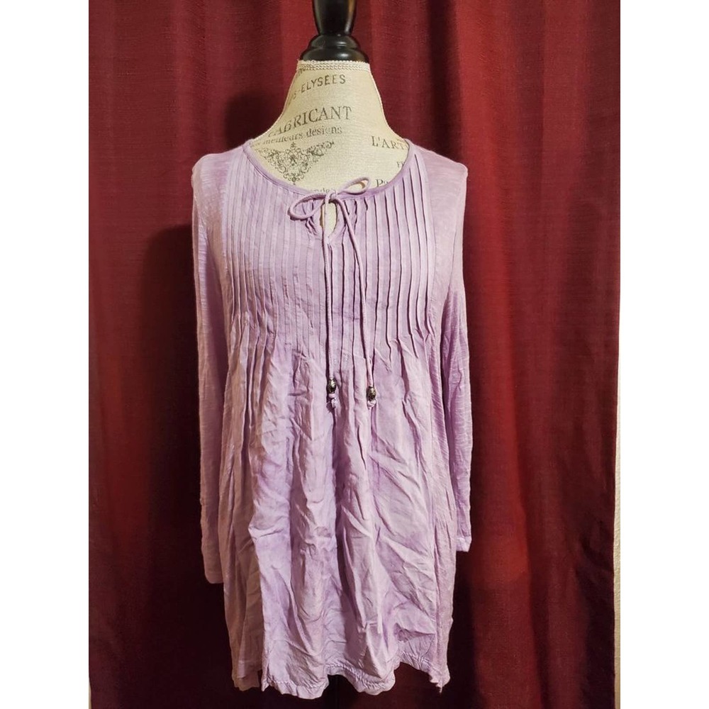 Maternity Blouse - Medium Light Purple
